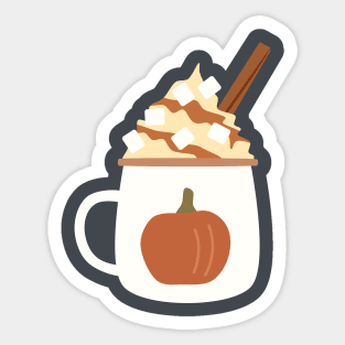 Pumpkin Hot Chocolate Sticker